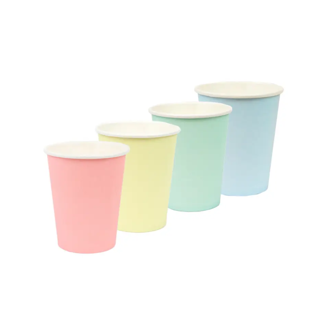 Eco-Friendly Pastel Paper Cups | Ellie and Piper