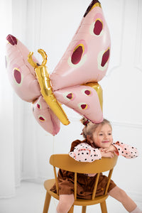 Pink Butterfly Balloon - Ellie and Piper