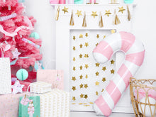 Pink Candy Cane Balloon - Ellie and Piper