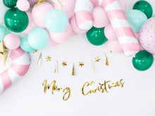 Pink Candy Cane Balloon - Ellie and Piper