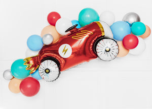 Race Car Foil Balloon - Ellie and Piper