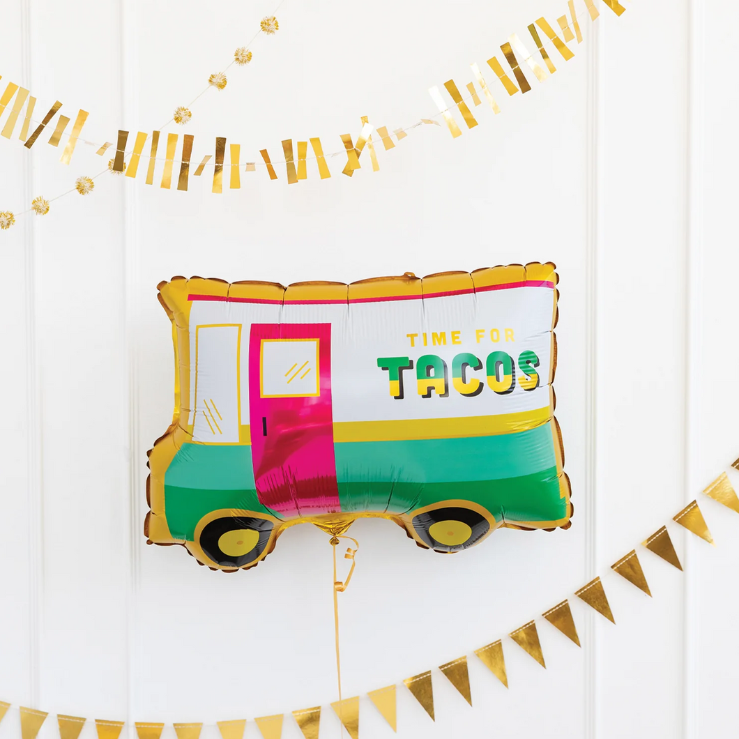 Taco Truck Shaped Mylar Balloon - Ellie and Piper