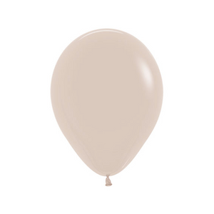 11" White Sand Latex Balloon - Ellie and Piper