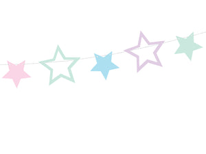 Pastel Stars Garland - Ellie and Piper