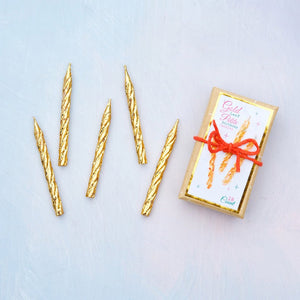Gold Petite Party Candles - Set Of 18 - Ellie and Piper