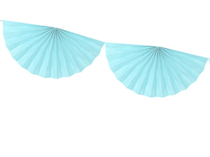 Tissue Garland Rosettes - Sky Blue - Ellie and Piper