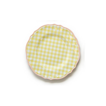 Gingham Garden Melamine Small Plate (Sold Individually) - Ellie and Piper