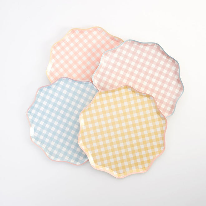 Drop 2 - Gingham Side Plates - Ellie and Piper