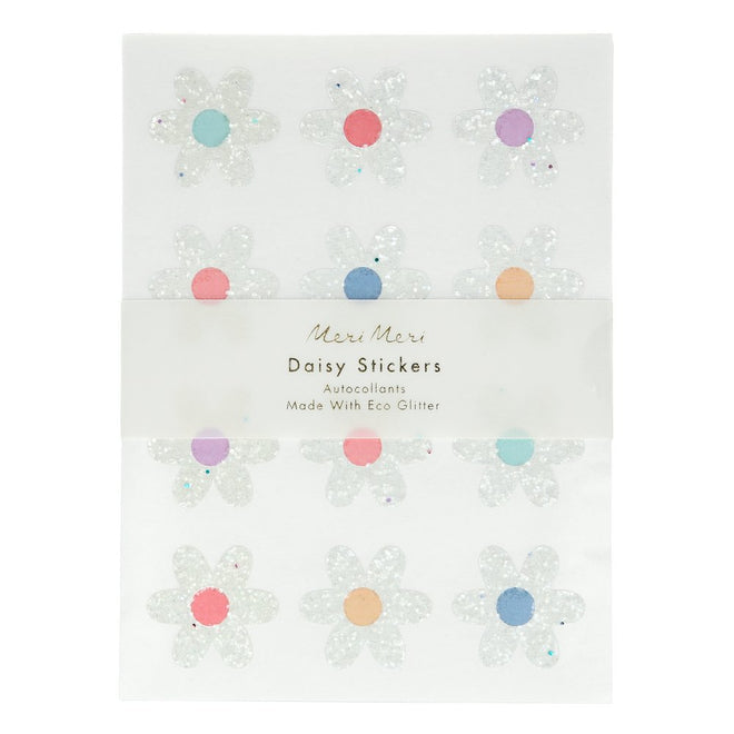 Drop 2 - Glitter Daisy Stickers - Ellie and Piper