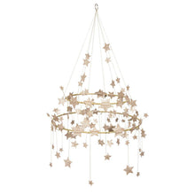 Gold Sparkle Star Chandelier - Ellie and Piper