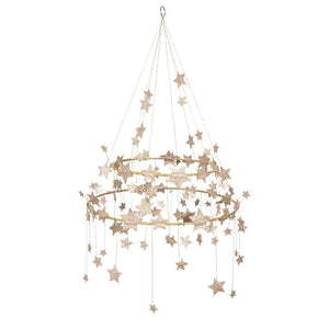 Gold Sparkle Star Chandelier - Ellie and Piper