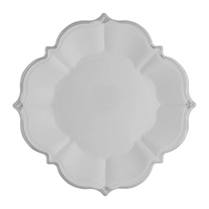 Ornate Grey Lunch Paper Plates - Ellie and Piper