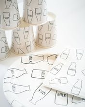 Milk Print Party Cups - Ellie and Piper