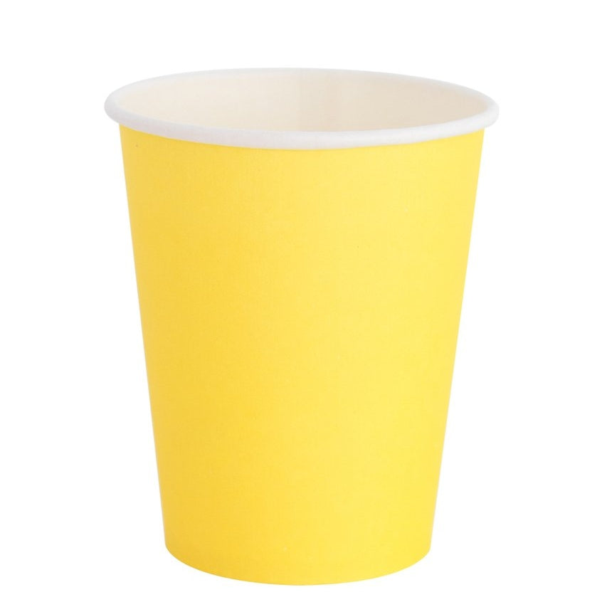 Happy Yellow Classic Party Cups - Ellie and Piper