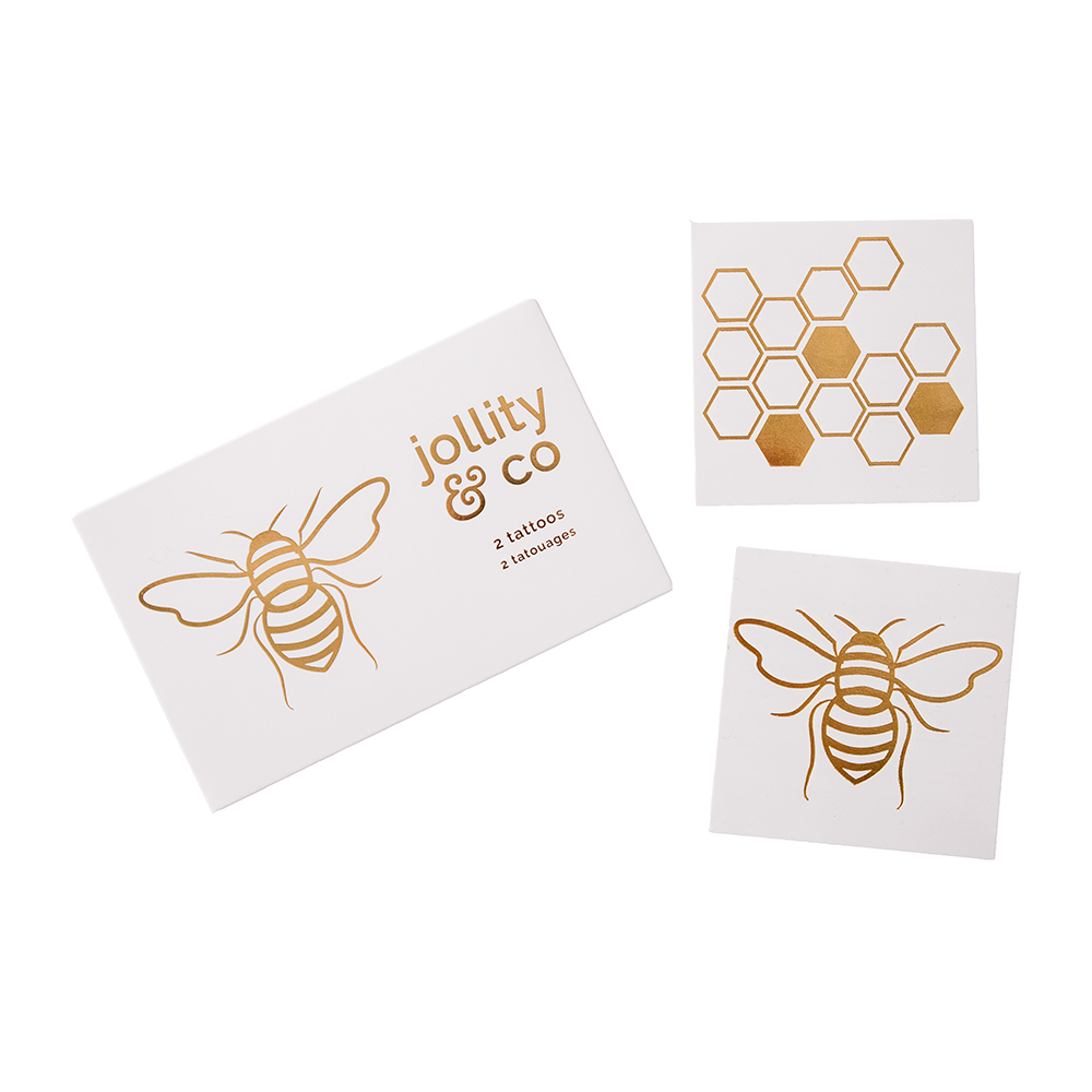 Honey Bee Temporary Tattoos - Ellie and Piper