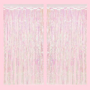 Iridescent Foil Curtain - Ellie and Piper