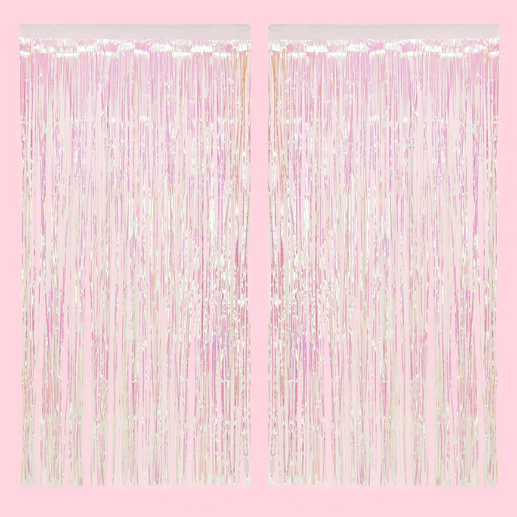 Iridescent Foil Curtain - Ellie and Piper