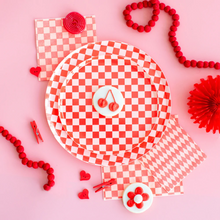 Check It! Cherry Crush Dinner Plates - Ellie and Piper