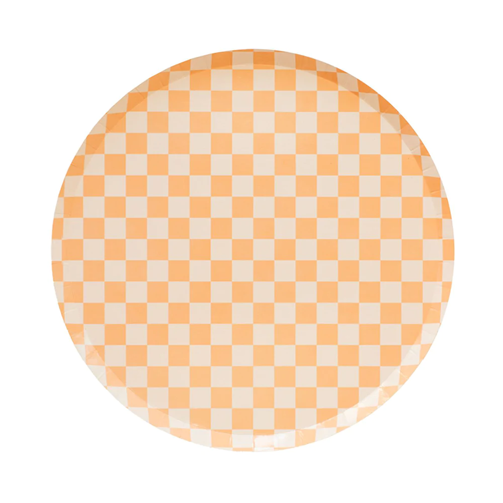 Check It! Peaches N’ Cream Dinner Plates - Ellie and Piper