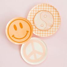 Peace & Love Smile Dessert Plates - Ellie and Piper