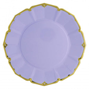 Ornate Lilac Purple Dinner Paper Plates - Ellie and Piper