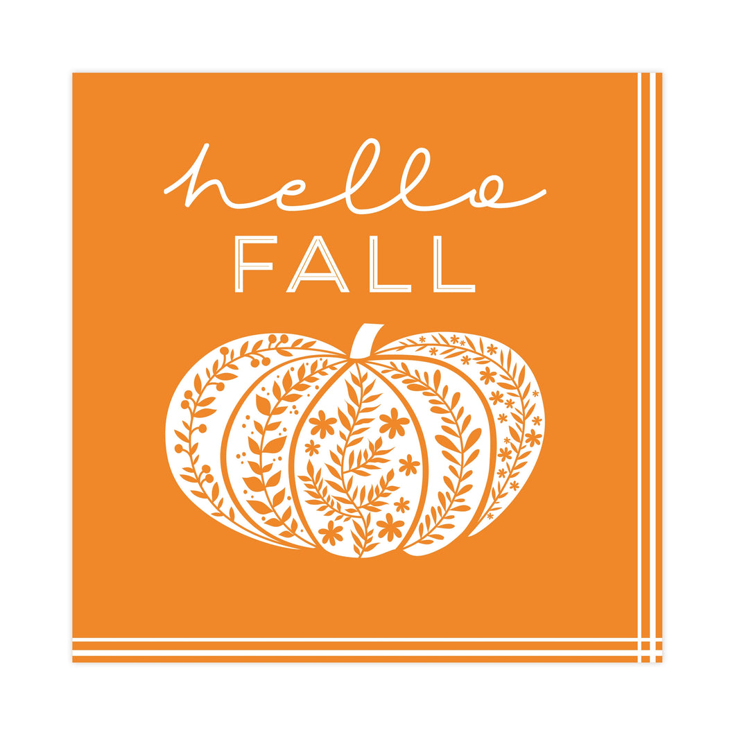 Hello Fall Lunch Napkins - Ellie and Piper