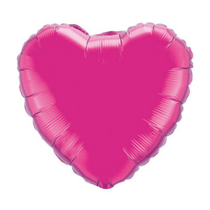 18" Magenta Heart Balloon - Ellie and Piper