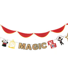 Magic Show Party Banner - Ellie and Piper