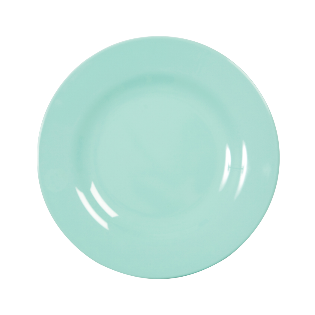 Melamine Round Side Plate in Mint - Ellie and Piper