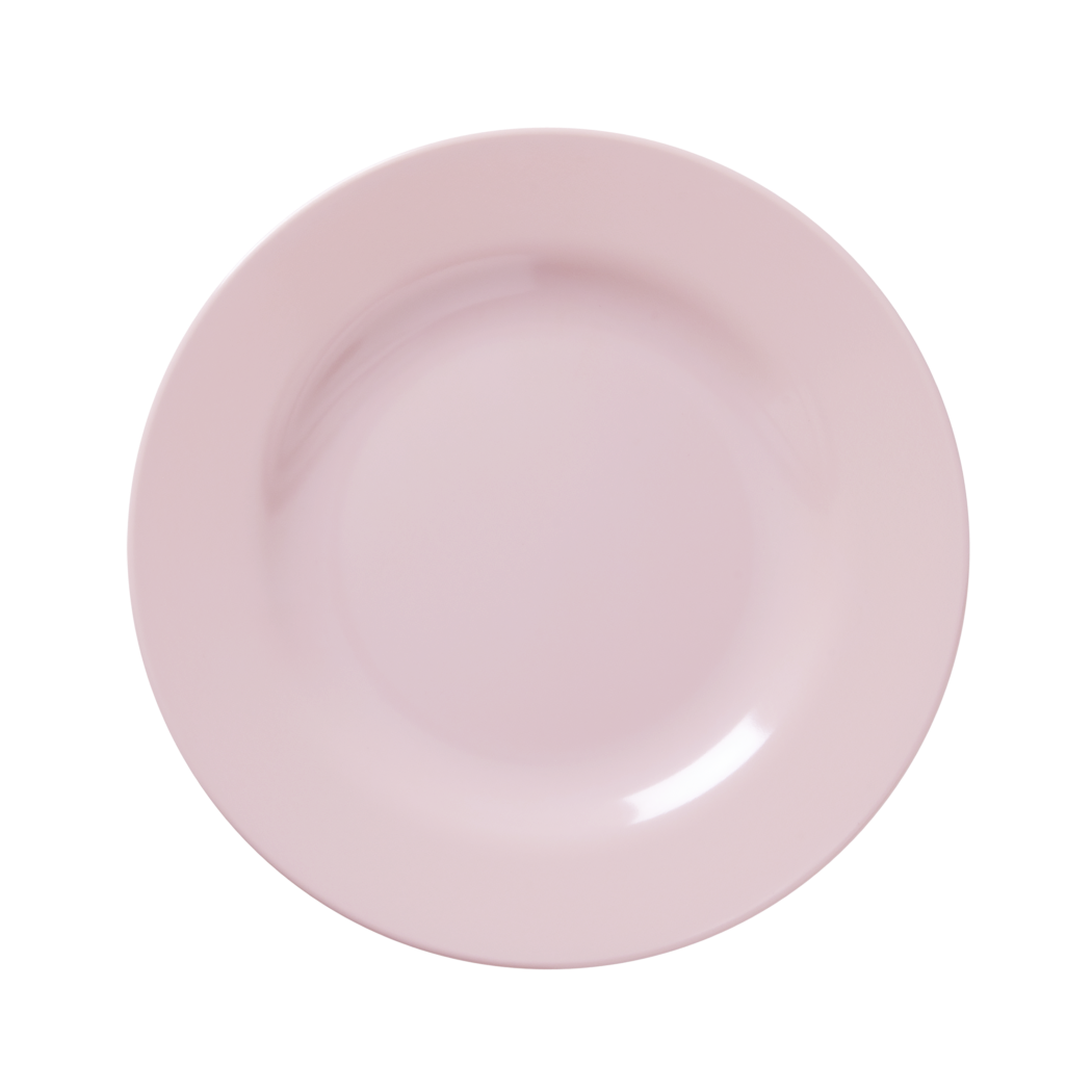 Melamine Round Side Plate Soft Pink - Ellie and Piper