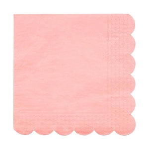 Coral Pink Large Napkins - Ellie and Piper