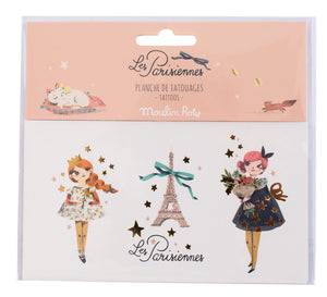 Les Parisiennes Temporary Tattoos - Ellie and Piper
