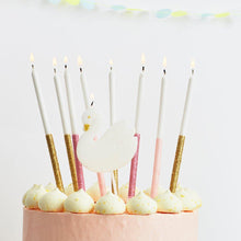 Multicolor Dipped Glitter Candles - Ellie and Piper