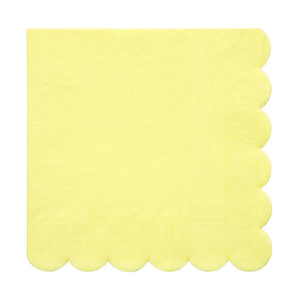 Pale Yellow Large Napkins - Ellie and Piper