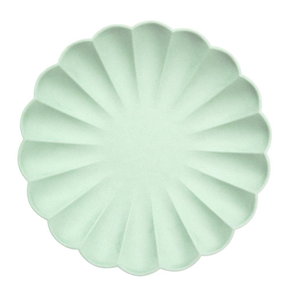 Mint Simply Eco Large Paper Plates - Ellie and Piper