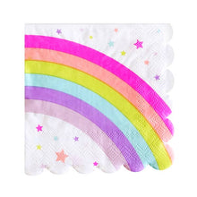 Rainbow Print Small Napkins - Ellie and Piper
