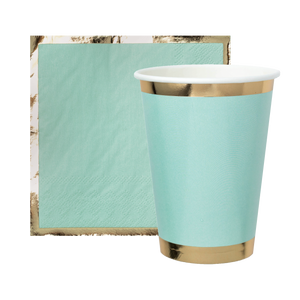 Party Cocktail Napkin - Chill Out Mint Green - Ellie and Piper