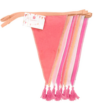 Pink Fabric Bunting Decoration - Ellie and Piper