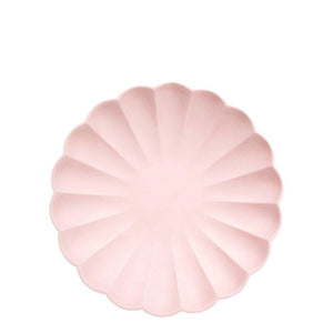 Pink Simply Eco Small Paper Plates - Ellie and Piper