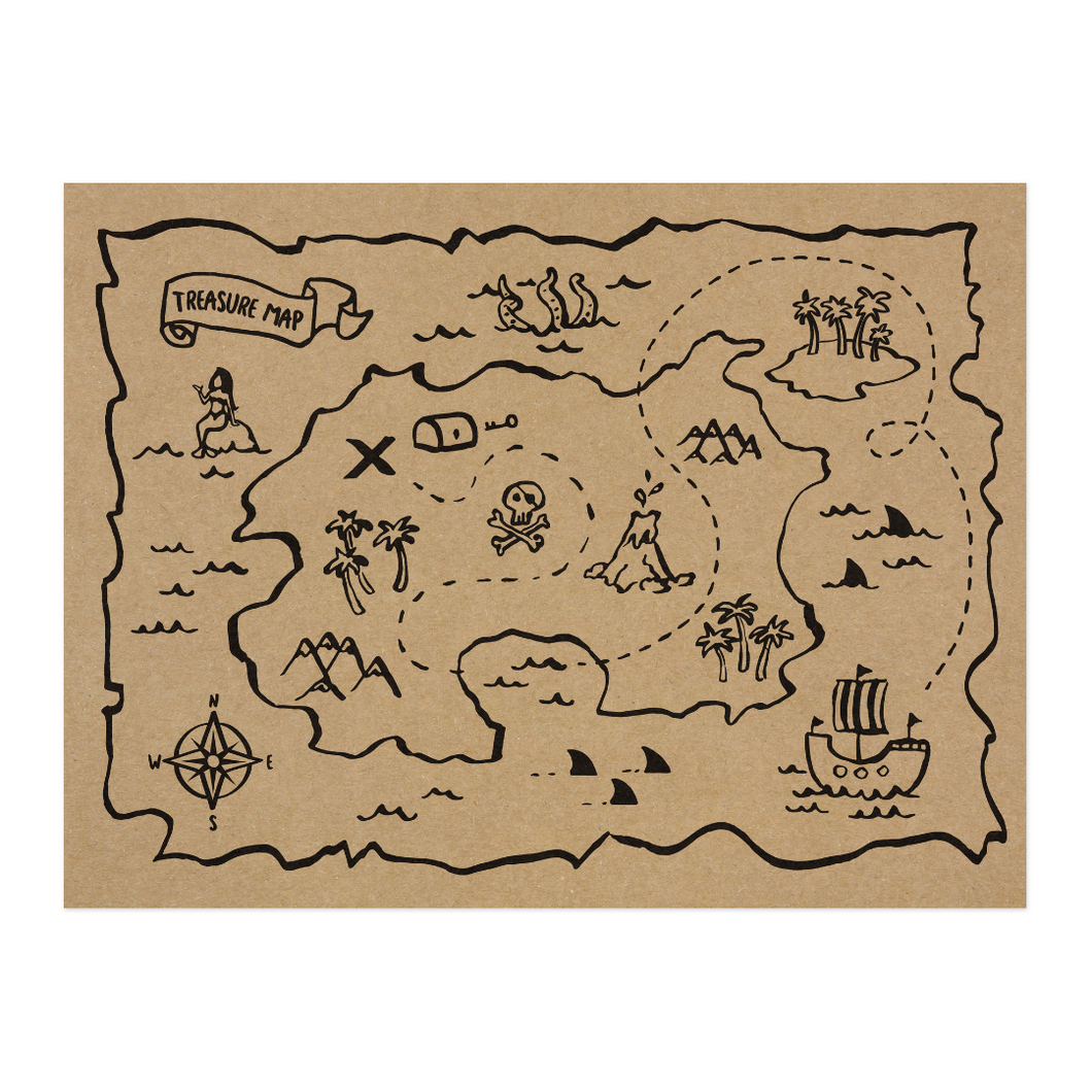 Pirates Party Paper Placemats - Ellie and Piper