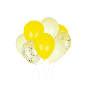 Yellow Popcorn Balloon Bouquet - Ellie and Piper