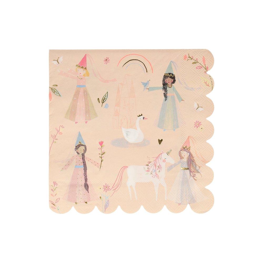 Magical Princess Large Napkins - Ellie and Piper