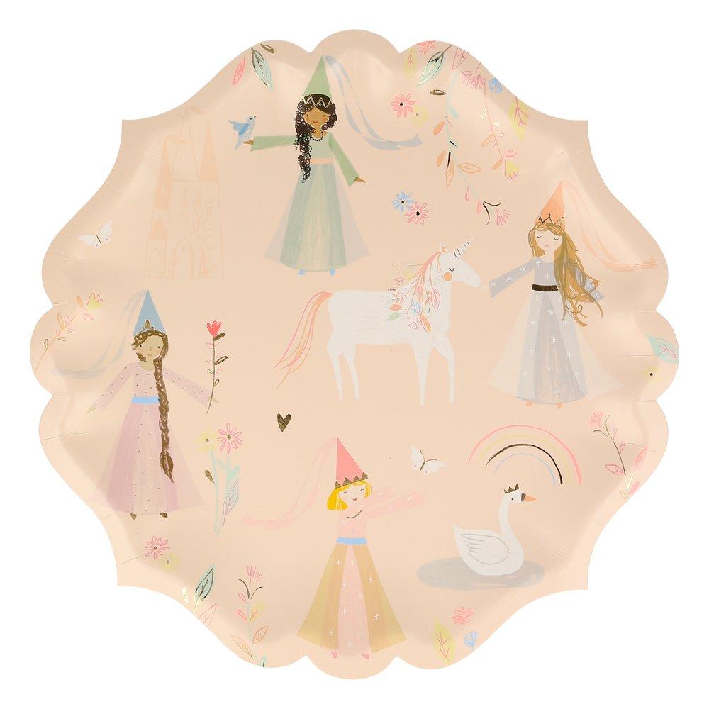 Magical Princess Large Plates - Ellie and Piper