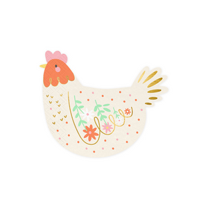 Chicken Hen Paper Napkins - Ellie and Piper