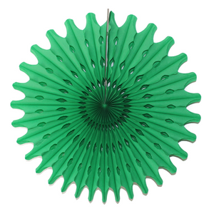 18" Light Green Tissue Paper Fan - Ellie and Piper