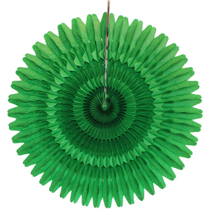 21" Light Green Tissue Paper Fan - Ellie and Piper