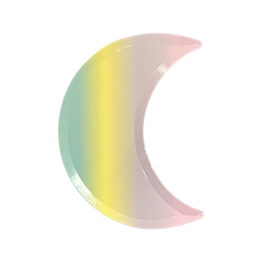 Rainbow Crescent Plate - Ellie and Piper