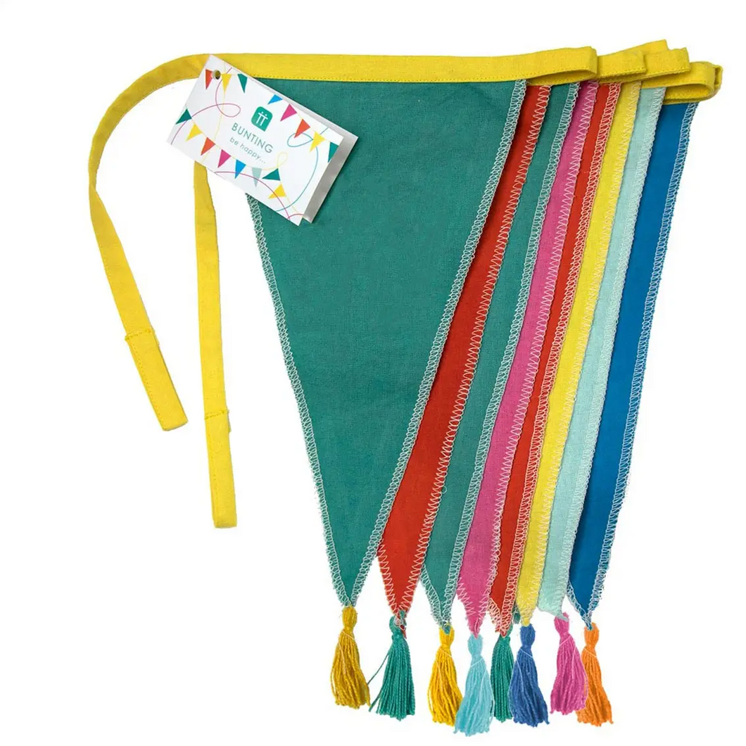 Rainbow Fabric Bunting Decoration - Ellie and Piper