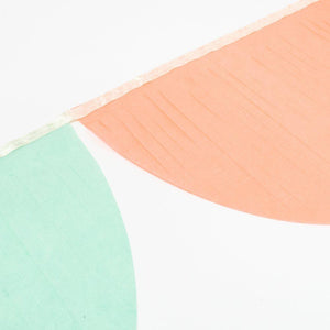 Rainbow Tissue Paper Scallop Garlands - Ellie and Piper