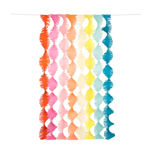 Rainbow Twisty Fringe Backdrop - Ellie and Piper